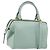Céline Bolsa CELINE de couro 2way Azul claro Ouro Auth 180287A Dourado