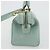 Céline Bolsa CELINE de couro 2way Azul claro Ouro Auth 180287A Dourado - vista 3