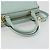 Céline Bolsa CELINE de couro 2way Azul claro Ouro Auth 180287A Dourado - vista 7