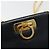 Borsa a tracolla Salvatore Ferragamo Gancini in catena di pelle blu navy e oro Auth 181133 D'oro - vista 17