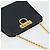 Borsa a tracolla Salvatore Ferragamo Gancini in catena di pelle blu navy e oro Auth 181133 D'oro - vista 6