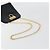 Borsa a tracolla Salvatore Ferragamo Gancini in catena di pelle blu navy e oro Auth 181133 D'oro - vista 7