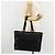 Salvatore Ferragamo Gancini Tote Bag Canvas Schwarz Silber Auth BA12884 - Ansicht 22