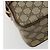 Borsa GUCCI GG Supreme Web Sherry Line in PVC Beige Oro 93 02 049 Auth 178321 D'oro - vista 15
