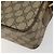 Borsa GUCCI GG Supreme Web Sherry Line in PVC Beige Oro 93 02 049 Auth 178321 D'oro - vista 16