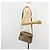 Borsa GUCCI GG Supreme Web Sherry Line in PVC Beige Oro 93 02 049 Auth 178321 D'oro - vista 25
