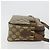 Borsa GUCCI GG Supreme Web Sherry Line in PVC Beige Oro 93 02 049 Auth 178321 D'oro - vista 3