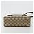 Borsa GUCCI GG Supreme Web Sherry Line in PVC Beige Oro 93 02 049 Auth 178321 D'oro - vista 5