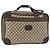 GUCCI GG Supreme Web Sherry Line Trunk PVC Beige Oro Rosso Auth 180805 D'oro