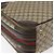 GUCCI GG Supreme Web Sherry Line Trunk PVC Beige Oro Rosso Auth 180805 D'oro - vista 15