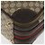 GUCCI GG Supreme Web Sherry Line Trunk PVC Beige Oro Rosso Auth 180805 D'oro - vista 16
