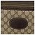 GUCCI GG Supreme Web Sherry Line Trunk PVC Beige Oro Rosso Auth 180805 D'oro - vista 18