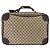 GUCCI GG Supreme Web Sherry Line Trunk PVC Beige Oro Rosso Auth 180805 D'oro - vista 2