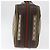 GUCCI GG Supreme Web Sherry Line Trunk PVC Beige Oro Rosso Auth 180805 D'oro - vista 4