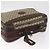 GUCCI GG Supreme Web Sherry Line Trunk PVC Beige Oro Rosso Auth 180805 D'oro - vista 6