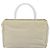 Borsa PRADA Nylon Avorio Argento Auth 181436 Crudo - vista 2