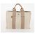 Hermès Borsa Fourre Tout HERMES Cotton 3 Set White Gray Red Auth BA12676 Marrone Bianco Rosso - vista 17