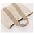 Hermès Borsa Fourre Tout HERMES Cotton 3 Set White Gray Red Auth BA12676 Marrone Bianco Rosso - vista 19