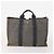 Hermès Borsa Fourre Tout HERMES Cotton 3 Set White Gray Red Auth BA12676 Marrone Bianco Rosso - vista 2