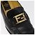 Mocassini FENDI in pelle 36 1/2 Nero Auth 179329 - vista 13