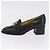 Mocassini FENDI in pelle 36 1/2 Nero Auth 179329 - vista 22