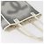 Borsa Tote CHANEL in tela Bianco Argento CC Auth BA12904A - vista 6