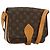 LOUIS VUITTON Borsa a tracolla Monogram Cartouchiere MM M51253 LV Auth BA12690 Monogramma