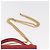 Céline Borsa a Spalla con Catena CELINE in Pelle 2way Rosso Oro Auth BA13005 D'oro - vista 15