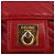 Céline Borsa a Spalla con Catena CELINE in Pelle 2way Rosso Oro Auth BA13005 D'oro - vista 19