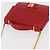 Céline Borsa a Spalla con Catena CELINE in Pelle 2way Rosso Oro Auth BA13005 D'oro - vista 6