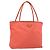 Borsa Tote PRADA Nylon Arancione Oro Auth 181129 D'oro