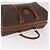 Céline Borsa Boston CELINE in tela Macadam PVC Pelle Marrone Oro Auth 180637 D'oro - vista 7
