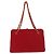 CHANEL Matelasse Chain Shoulder Bag Cotton Red Gold CC Auth 179799 Rosso D'oro - vista 2