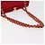 CHANEL Matelasse Chain Shoulder Bag Cotton Red Gold CC Auth 179799 Rosso D'oro - vista 9