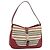 Borsa a Spalla BURBERRY Blue Label in Tela Beige Argento Auth 181126