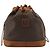Céline Borsa a tracolla CELINE Macadam Canvas PVC Pelle Marrone Oro Auth 180643 D'oro - vista 13