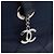 CHANEL Paris Biarritz MM Tote Bag beschichtetes Canvas Navy Silver CC Auth 181519SAV Silber Marineblau - Ansicht 18