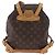 Zaino LOUIS VUITTON Monogram Montsouris MM M51136 LV Auth 179675A Monogramma - vista 2