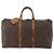 LOUIS VUITTON Borsa Boston Monogram Keepall 50 M41426 LV Auth 181189 Monogramma - vista 13