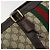 Borsa GUCCI GG Supreme Web Sherry Line PVC Beige Oro Autentica 179372 D'oro - vista 9