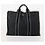 Hermès HERMES Fourre Tout Borsa a Mano Cotone 2 Set Black Auth BA12671 Nero - vista 10