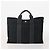 Hermès HERMES Fourre Tout Borsa a Mano Cotone 2 Set Black Auth BA12671 Nero - vista 2
