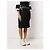 Comme Des Garcons Gonna di Lana Nera Comme des Garçons - 2000s Nero - vista 3