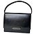 Vintage Givenchy Leder Schultertasche Y2K Schwarz Silber