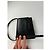 Vintage Givenchy Leder Schultertasche Y2K Schwarz Silber - Ansicht 11