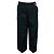 Trim Hermès Pantalones de algodón negro Hermes con cinturón de piel de cordero