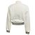 Giacca bomber in spugna bianca con dettaglio logo e zip Prada Bianco - vista 3