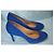 Décolleté Nine West in scamosciato blu punta affusolata - vista 2