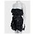 Schwarzes Mini-Rüschenkleid mit Kristallen Alexandre Vauthier FR38 gebraucht - Ansicht 2
