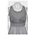 Graues plissiertes Louis Vuitton Tanktop - Größe 36/S gebraucht - Ansicht 4